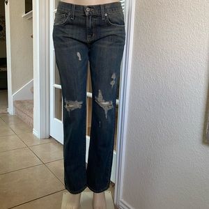 Carmar distressed jeans NWT